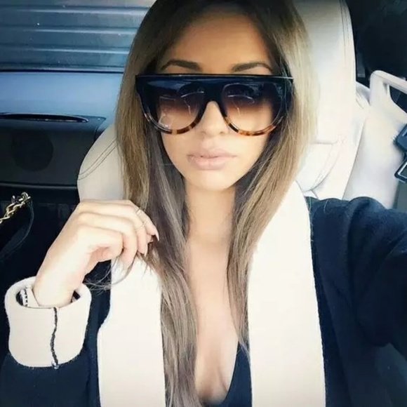 🏅5 star rated🎅 Oversized Leopard Sunglasses - Picture 3 of 7